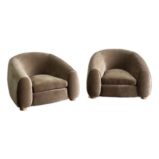 Vintage Custom Royere Style Loungers -Pair For Sale