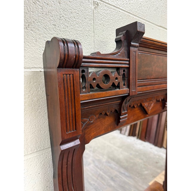Late 19th Century Antique Late 1800s Victorian Eastlake Marble Top Dresser Chest Dressing Stand For Sale - Image 5 of 18