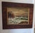 19th Century Dramatic Seascape Painting in Antique Arts & Crafts Pyrography Frame For Sale - Image 4 of 18
