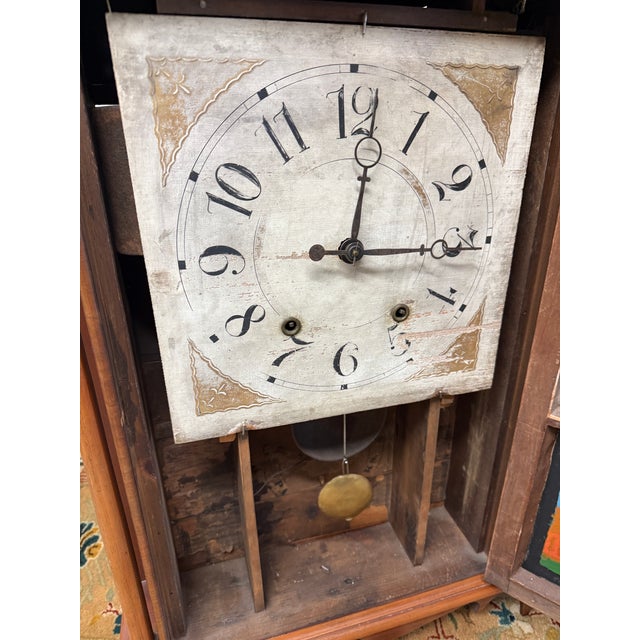 Wood Seth Thomas Pillar & Scroll Shelf Clock, 19th Century For Sale - Image 7 of 12