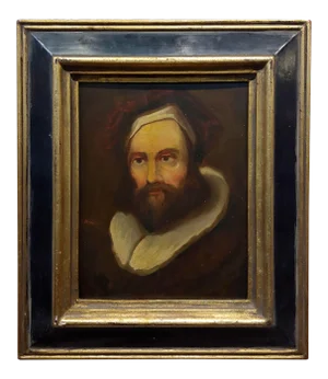 Self-Portrait of a Renaissance Artist - 18th Century Oil Painting