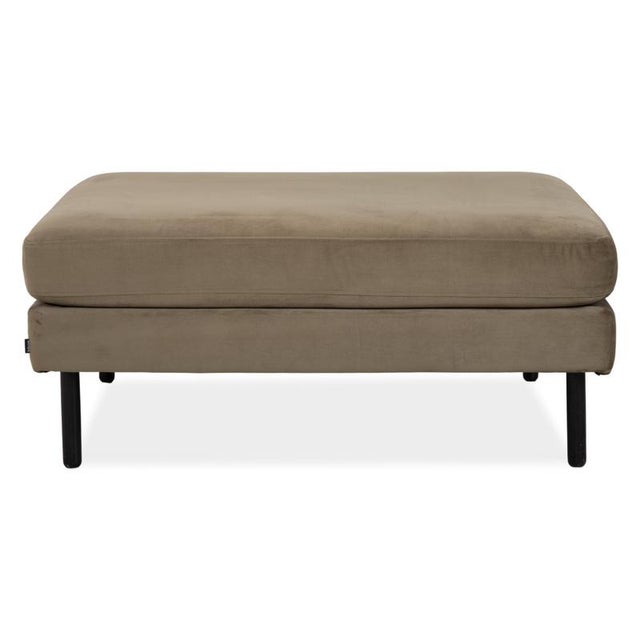 Scandinavia 3-Seater Sofa and Ottoman in Olive Green Upholstery from Bolia, Set of 2 For Sale - Image 17 of 18