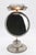Traditional Vintage Nickel Plated Beveled Shaving Mirror With Light For Sale - Image 3 of 7