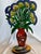 Wood 1990s David Gerstein Limited Edition Double-Sided Painted Wood Flower Sculpture, Signed & Numbered (40/295) For Sale - Image 7 of 12