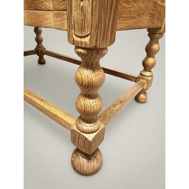 Brutalist Brutalist Danish Chest of Drawers in Oak For Sale - Image 3 of 6