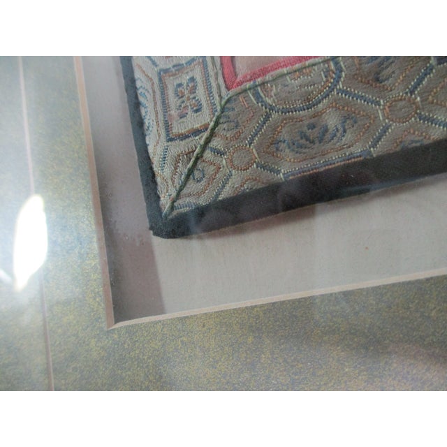 Vintage Framed Chinese Silk Embroidery Panels For Sale - Image 14 of 14