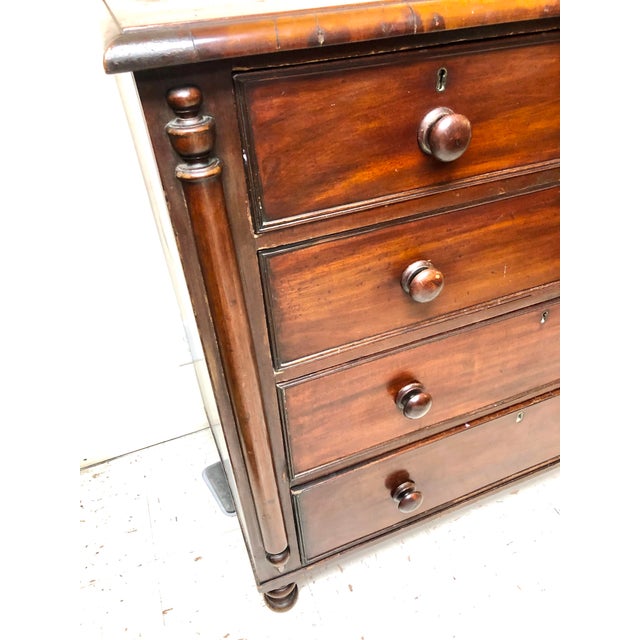 1850's Antique Victorian Chest of Drawers Chairish