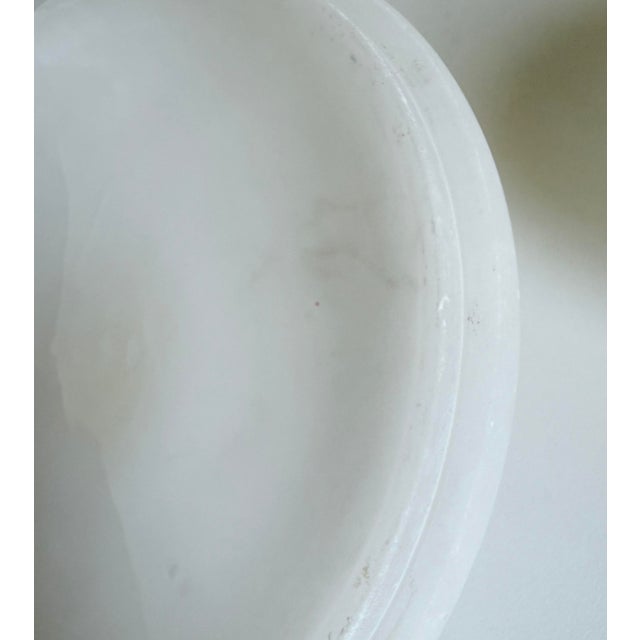 Italian Alabaster Carved Lidded Dish, 1960s For Sale - Image 4 of 11