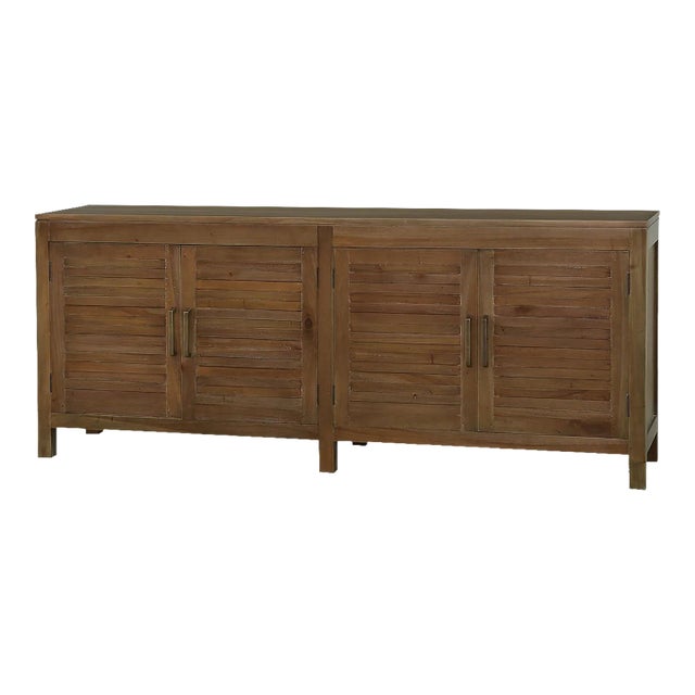 Mahogany Coastal Sideboard For Sale