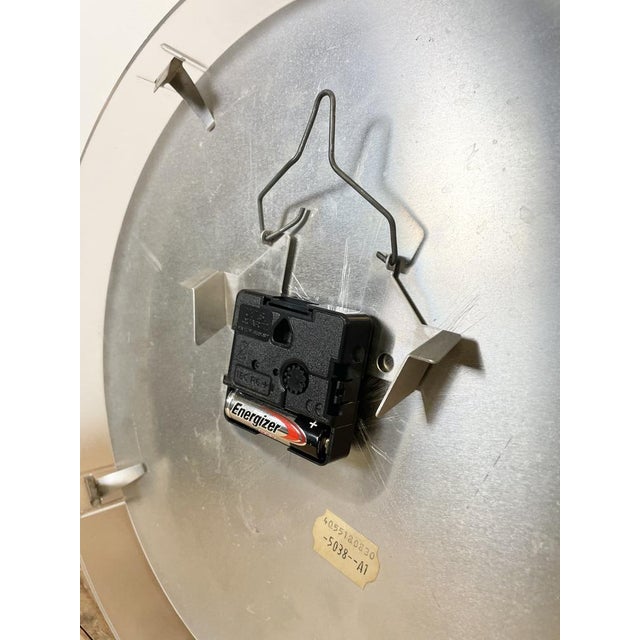 Industrial Acrylic Glass Station Wall Clock from Tn, 1960s For Sale - Image 15 of 17