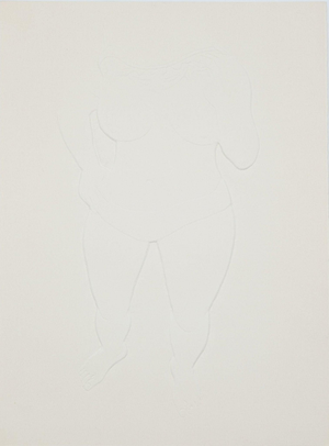 Antoniucci Volti, Femme nue debout (Nude), Etching