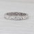 Modern Vintage 0.70ctw Diamond Eternity Band 900 Platinum Wedding Ring Annivesary, Size 6.75 For Sale - Image 3 of 7