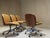 Wood Office Chairs attributed to MIM Roma, 1958, Set of 5 For Sale - Image 7 of 9