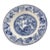 Antique Blue& White Willow Shanghai Ironstone Soup Plate 8.5" D For Sale