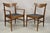 Mid-Century Modern Vintage Mid Century Modern Cat Eye Walnut Dining Chairs by Stanley - Set of 4 For Sale - Image 3 of 11