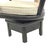 Vintage Hollywood Regency Black Lacquer Swivel Chair With Cane Back For Sale - Image 9 of 18