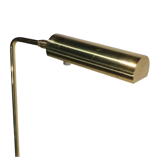 Adjustable Brass Pharmacy Style Floor Lamp by Koch and Lowy Circa 1970’s For Sale - Image 16 of 17