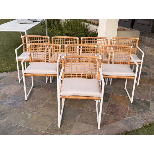 Harbour Outdoor Loop Dining Chairs, Set of Eight For Sale - Image 12 of 12