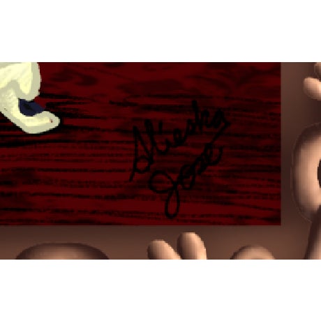 Early 21st Century Chimney Santa Christmas Greeting Card, Gold Foil, Artist Signature For Sale - Image 5 of 5