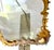Vintage Rococo Revival Gilded Brass and Beveled Glass Easel Picture Frame for 4" X 6" Photograph For Sale - Image 9 of 10