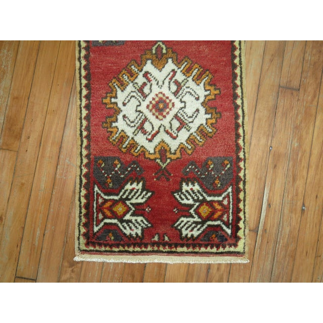 one of a kind vintage turkish rug mat