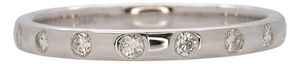 Earth Mined Diamonds Band Ring in Solid 14k Gold – Stackable Minimalist Jewelry, Size 6.75