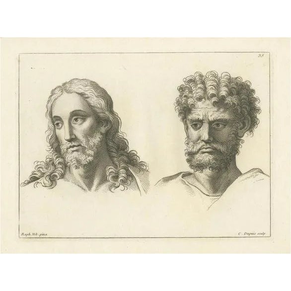 C. Dupuis, Dualities of Raphael, 1740, Print For Sale