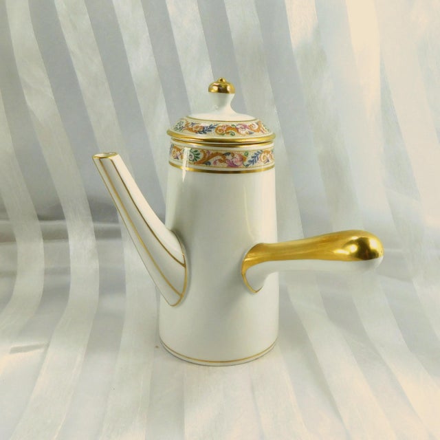 1900s Bernardaud Limoges Chocolate Pot, Teapot and Sugar & Creamer Set - Set of 4 For Sale - Image 4 of 14