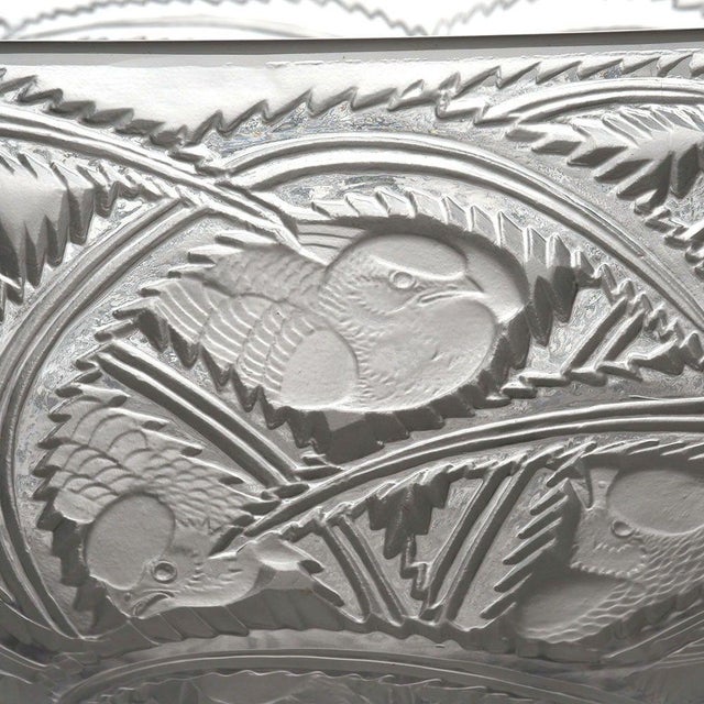 1930s 1930s Lalique Pinsons Crystal Bowl For Sale - Image 5 of 6