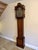 Brown Antique George III Mahogany and Brass Arched Face Long Case Clock, 1800 For Sale - Image 8 of 10