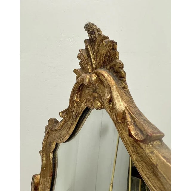 Venetian Giltwood Mirror, Italy, 1930s For Sale - Image 10 of 12