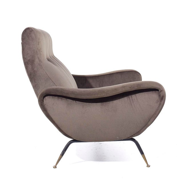 Brown Marco Zanuso for Arflex Mid Century Lady Lounge Settee Sofa For Sale - Image 8 of 9