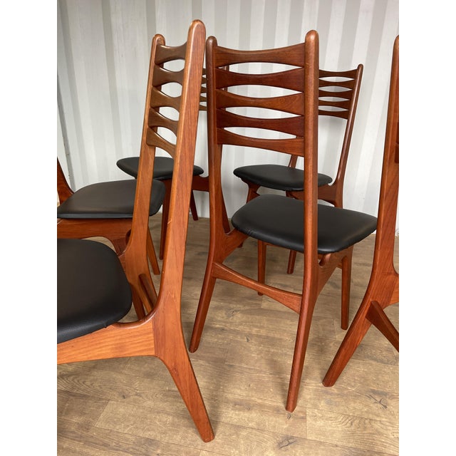 Model 83 Dining Chairs by Boltinge Stolefabrik, Denmark, 1960s, Set of 6 For Sale - Image 4 of 18