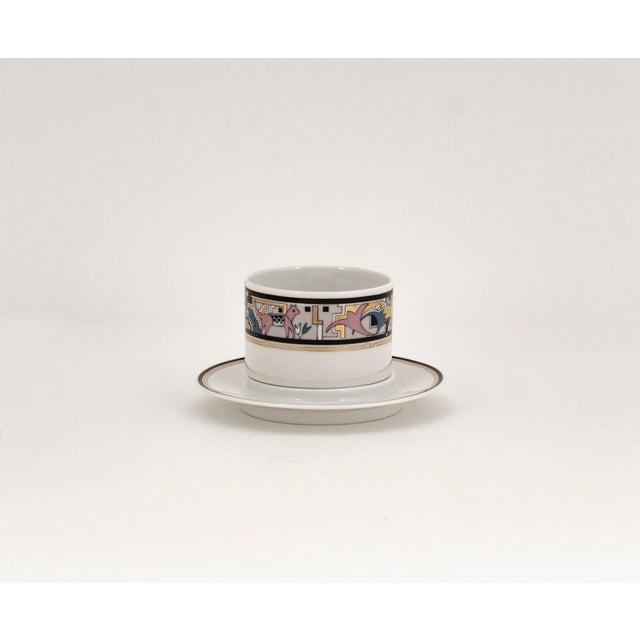 Cantana Najade Designer Coffee Cup from Fürstenberg, 1980s, Set of 2 For Sale - Image 6 of 9