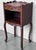 Early 20th Century 20th Pair of Dark Walnut Nightstands Tables with Drawer and Open Shelf For Sale - Image 18 of 18