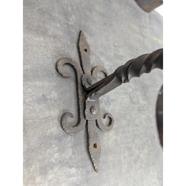 Three-Light Wrought Iron Wall Sconces, Set of 2 For Sale - Image 6 of 9