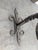 Three-Light Wrought Iron Wall Sconces, Set of 2 For Sale - Image 6 of 9