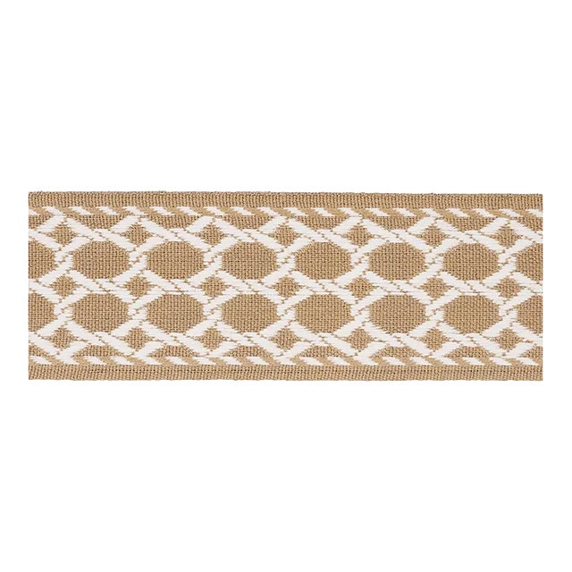 Schumacher Lattice Tape in Sand For Sale