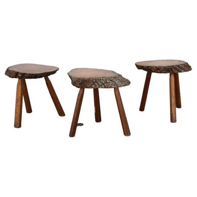 Set of Live Edge Side Tables For Sale - Image 11 of 11