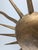 Mid-Century Gilt Metal Sunburst Flush Mount, 1960s For Sale - Image 6 of 9