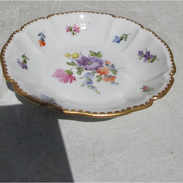 Late 20th Century West German Nymphenburg Porcelain Saucer For Sale - Image 5 of 5