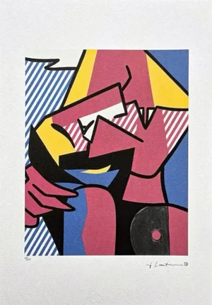 After Roy Lichtenstein, "Despair", 1990s, Silk-Screen