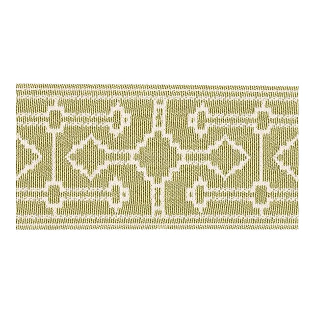 Schumacher Filbert Tape in Green For Sale