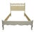 Wood Thomasville Furniture Cream / Off White Painted French Provincial Twin Size Bed For Sale - Image 7 of 7
