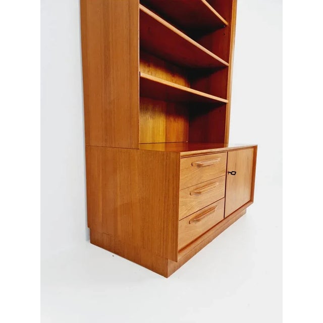 Scandinavian Bookshelf in Teak Veneer by Strobeck, Denmark, 1960s For Sale - Image 17 of 18
