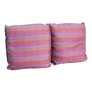 1980s Down Filled Pillows - a Pair For Sale