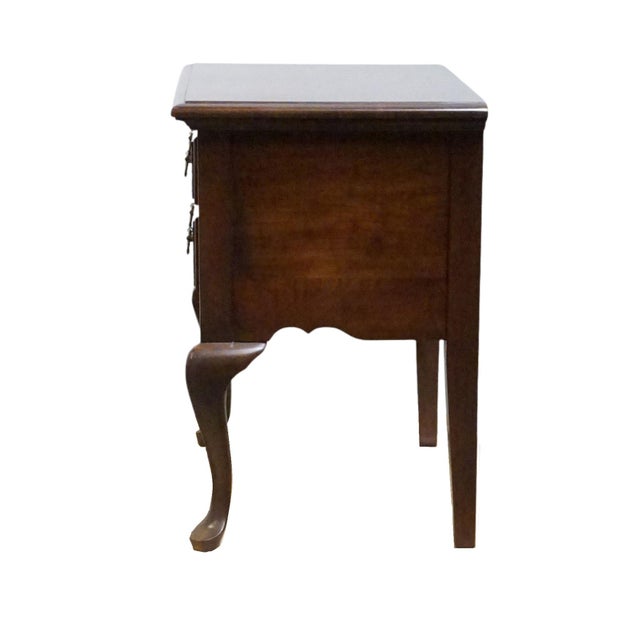 Pennsylvania House Solid Cherry Traditional Style 24" Two Drawer Accent End Table For Sale - Image 10 of 12