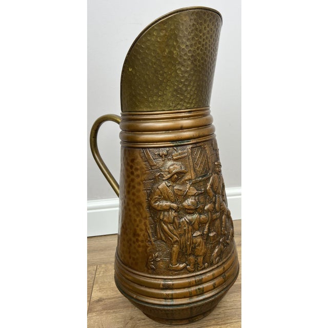 Vintage Umbrella Stand in Copper For Sale - Image 10 of 15