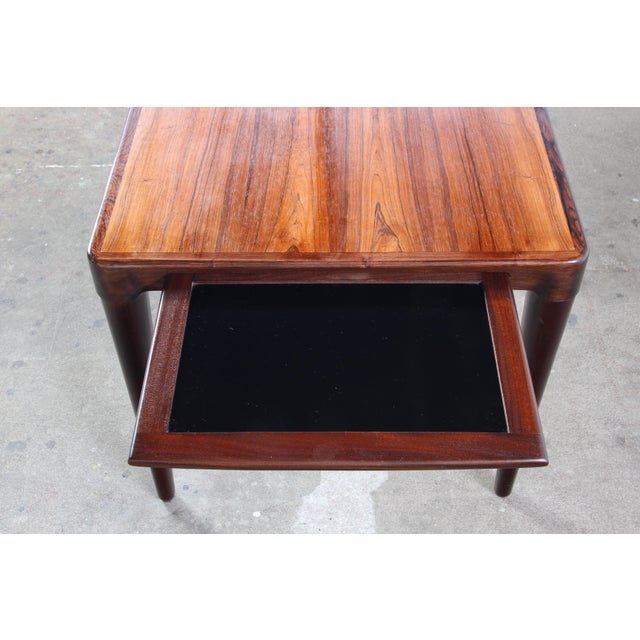 Vintage Rosewood Coffee Table by B.C. Vejle, Denmark, 1960s For Sale - Image 15 of 16