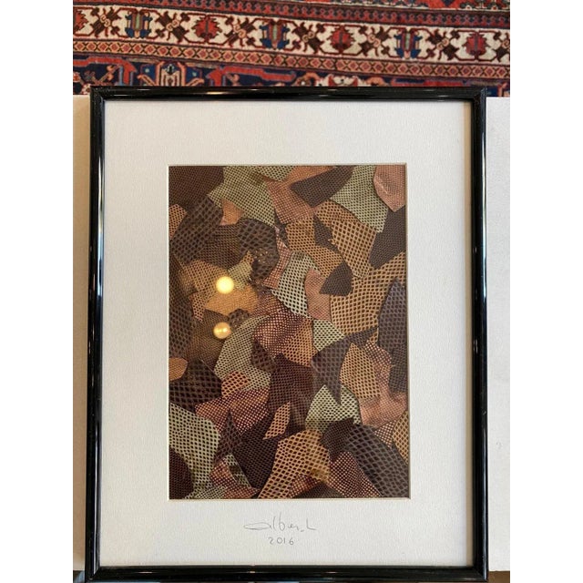 Gilbert Albert, Snake Collage, 2016, Leather For Sale - Image 6 of 11